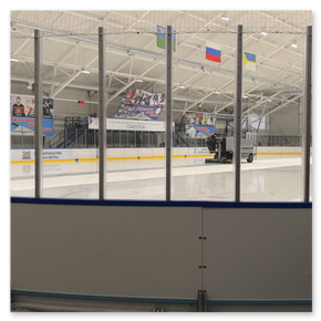 Нижневартовск, ЕКО-Спорт, Стальной хоккейный борт: размер 60х30м