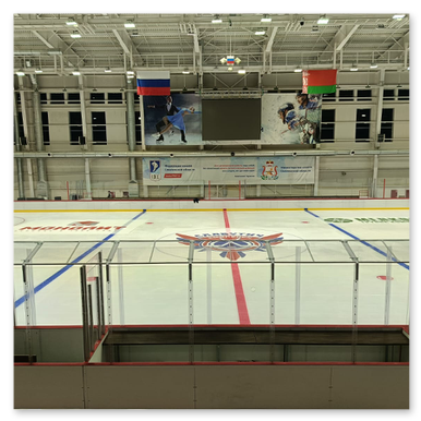 Профессинальный хоккейный борт ЕКО-Спорт в городе Смоленск. Юбилейный